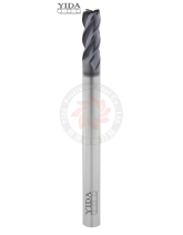 Long Shank Carbide Square End Mill 4 Flutes