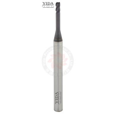 Long Neck Corner Radius End Mill 4 Flutes