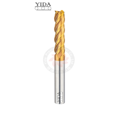 Long Flute Square End Mill 4 Flutes