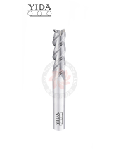 3 Flutes End Mill for Soft Metal 45°,55°  