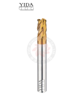 Corner Radius End Mill 4 Flutes