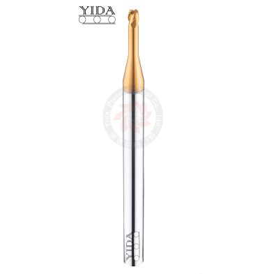 Long Neck Corner Radius End Mill 4 Flutes