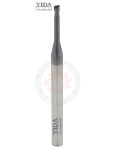 Long Neck Corner Radius End Mill  2 Flutes