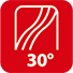 30° 30°