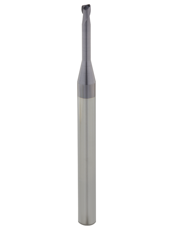 HRC 45 Long Neck Corner Radius End Mill 2 Flutes