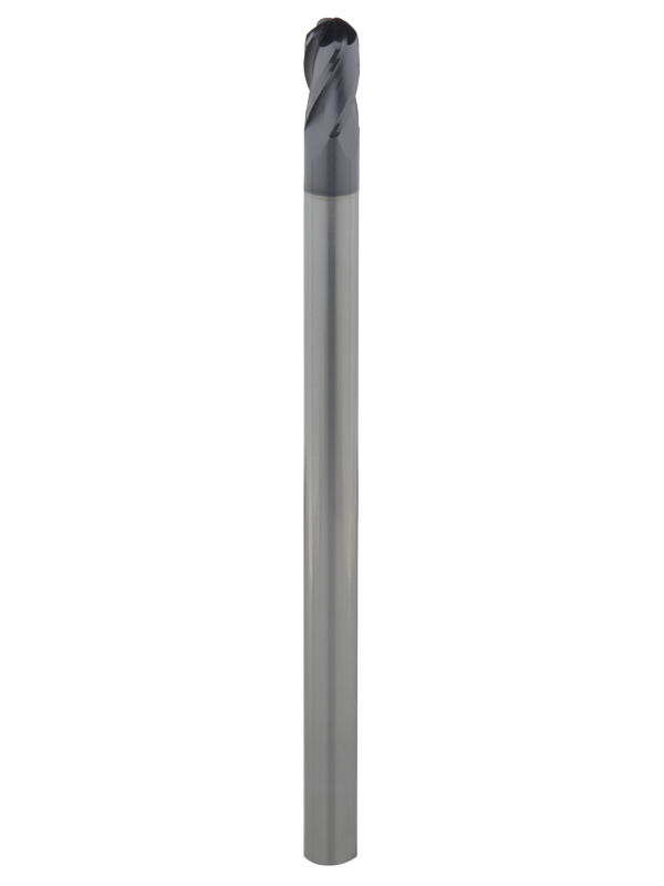 HRC 45 Long Shank Ball Nose End Mill 4 Flutes