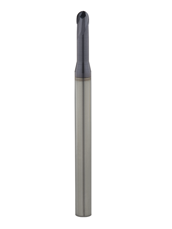 HRC 45 Long Neck Ball Nose End Mill 2 Flutes