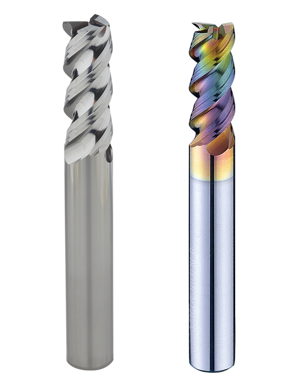 HRC 45 Heavy Cutting End Mills 4 Flutes for Non-Ferrous Materials